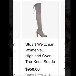 Stuart Weitzman Suede Over-The-Knee Boots